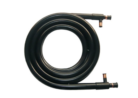 R407c R410a refrigerant Water Source Heat Pump Coaixal Coils Heat Exchanger Water-Cooled Condenser