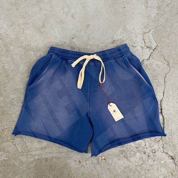 100% Cotton Acid Washed Distressed Jogger Shorts Elastic Sports Urban Wear Shorts