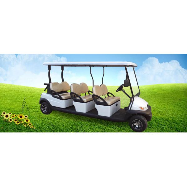 Four Row 8-11 Seat Sightseeing Vehicle BS-4R-La Semi Closed On Sale