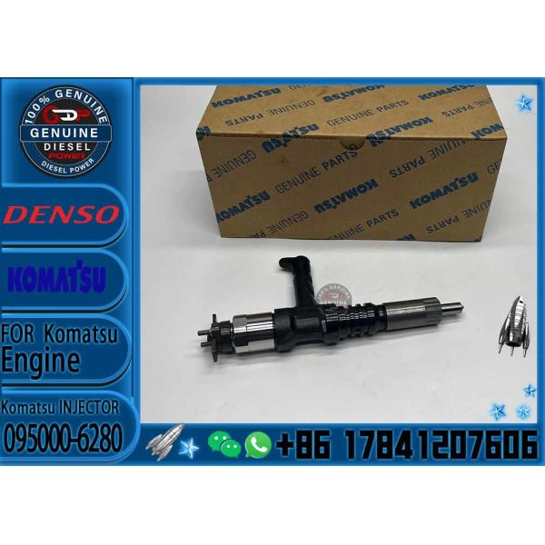 Huida Excavator 12V140E-3 Engine Fuel Injector 095000-6280 6219-11-3100 with Stock Available