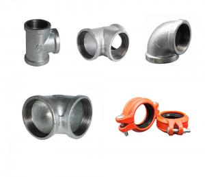 Quality Galvanized Malleable Cast Iron Fittings Iron 90 Elbow Coupling for Long-Lasting Pipes wholesale