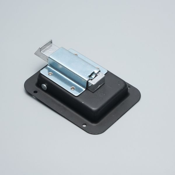 Stainless Steel Flush Mount Single Point Paddle Latch Black Rv Door Panel Lock