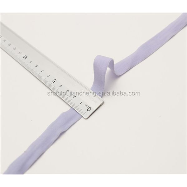 High quality 40mm Glossy foldover elastic band for underwear elastic band