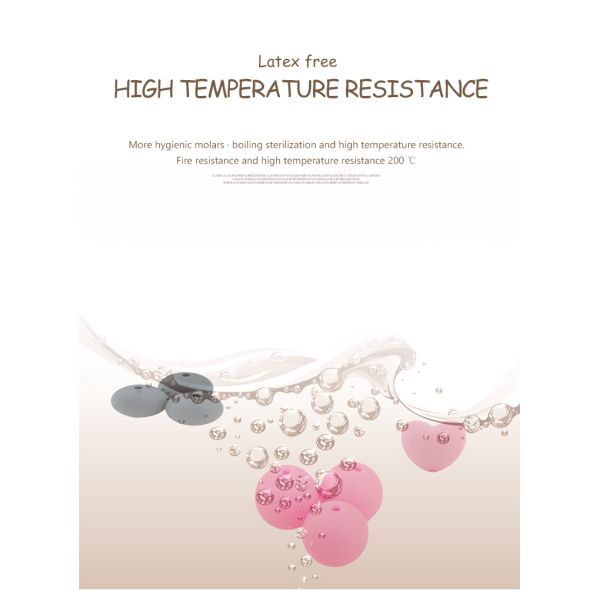 17mm Hexagon Silicone Teething Bead Eco Friendly Safety Chewable For Baby Teething