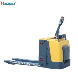 Buy cheap 2000kg Electric Powered Pallet Truck With Folding Footplate Easy Operation from wholesalers