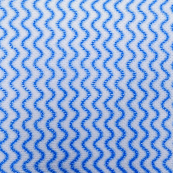 30cm Blue Wave Printed Spunlace Nonwoven For Food Service