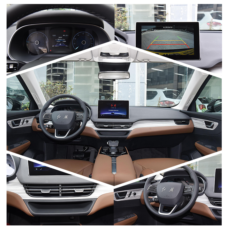 Luxury Pure Electric Vehicle Hong Qi E-QM5 Midsize New Energy Car