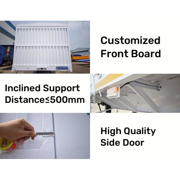 TITAN 4 Axle 80Ton Stake Cargo Semi Trailer  Stake Semi Trailer