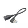 5Gbps 90 Degree Custom USB Cables USB 3.0 A Male To A Female Extension for sale