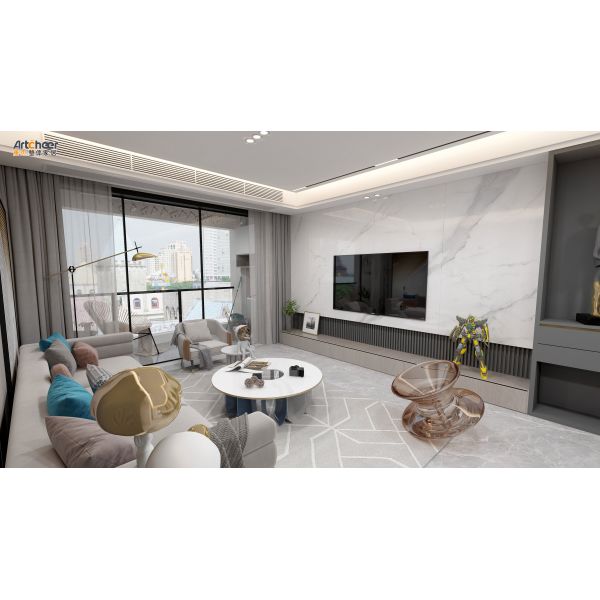 Modern Wooden TV Units Luxury European TV Stand Cabinets Latest Designs for Furniture