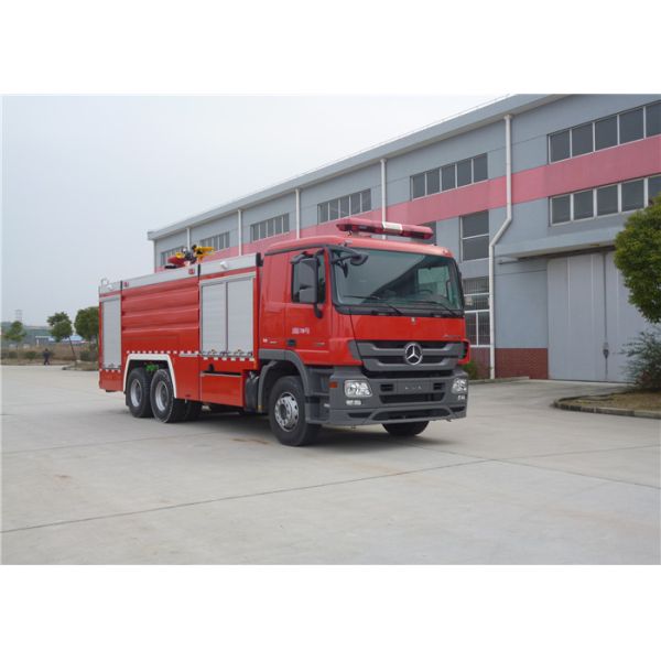 Benz Chassis 265KW Commercial Fire Trucks 6x4 Water Foam Tanker Fire Truck