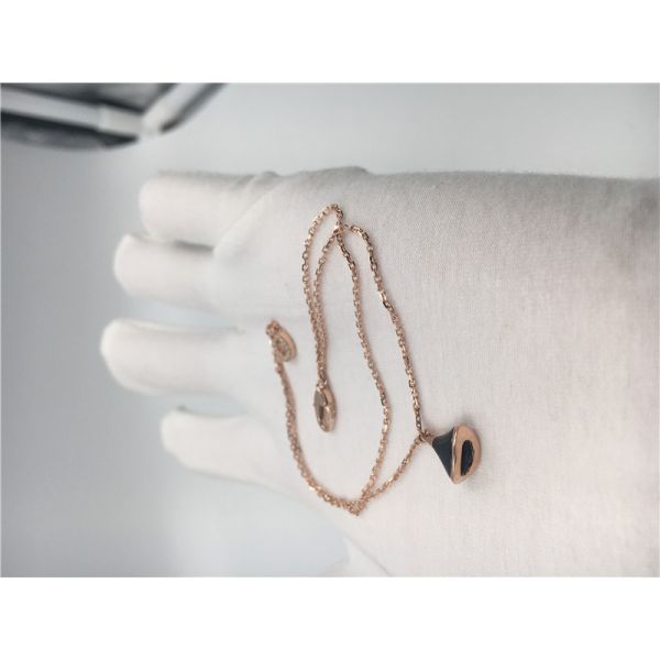 BR857214 18k Gold Bracelet Womens With Onyx , Luxury Jewelry Divas Dream Bracelet