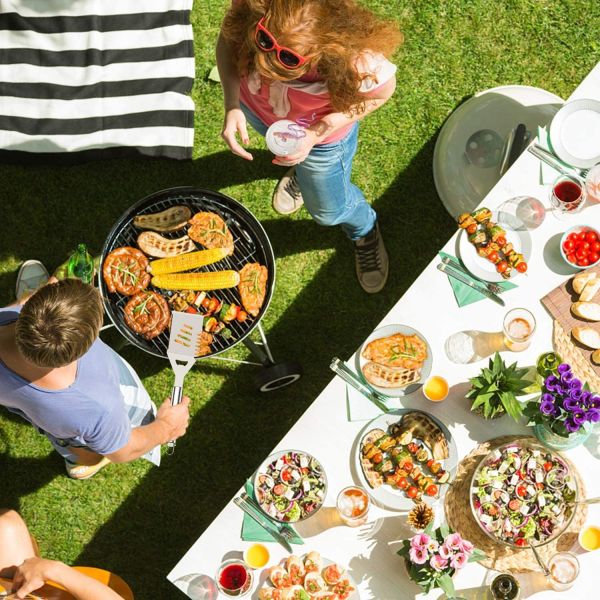 45Pcs Stainless Steel BBQ Grill Supplies