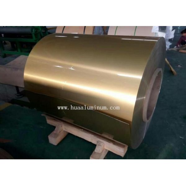 UV Resistant glossy 5ft Width 5052 Aluminum Coil Copper Colored