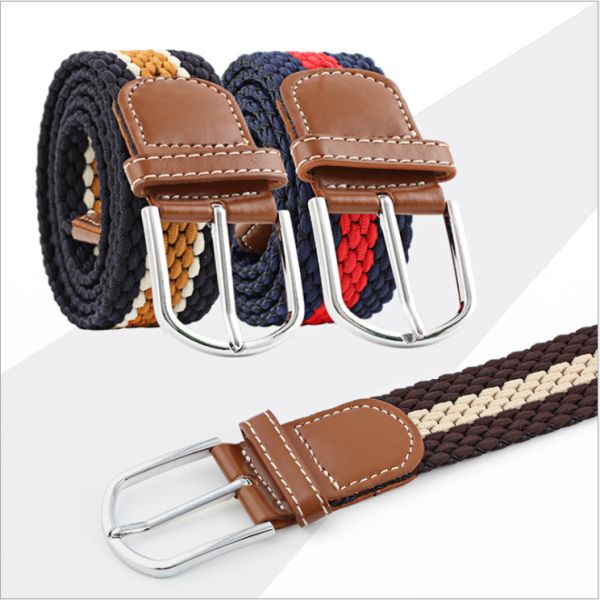 Elastic Belt Factory Direct Fabric Belt Men Women Multiple Colors Elastic Belt In Stock