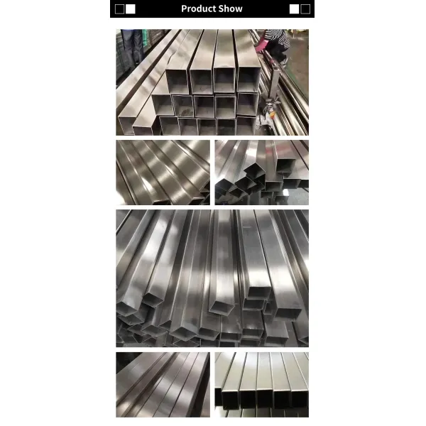 Ferritic Martensitic Seamless Rectangular Tube SS Pipe ASTM A268 0.4mm-30mm Thickness