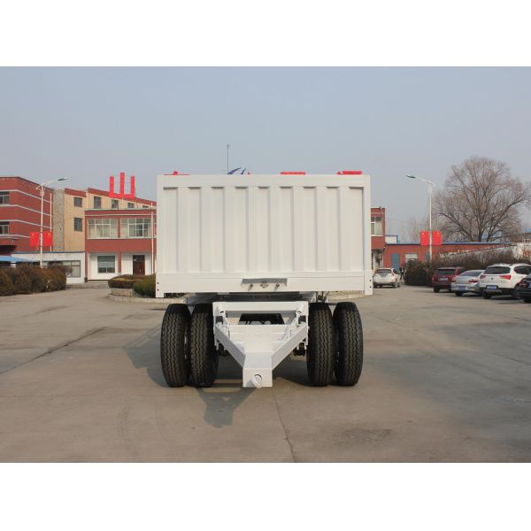 12R22.5 Tire 20tons 30tons Fence Trailer Bulk Cargo Tractor Hydraulic Dump Full Trailer