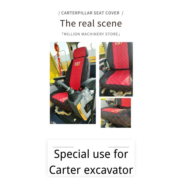 HYUNDAI Seat Cushion Excavator Seat Cover For ERPILLAR DOOSAN HIACHI KATO KOBELCO SUMITOMO