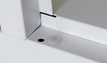 Living Room Office Use Plastic Handle BV 900mm Wide Steel Storage Locker