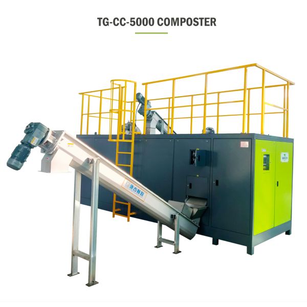 PLC TOGO Organic Waste Disposal System Bio Waste Composting Machine