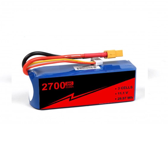 Stable RC Car Lipo Battery 2700mAh 3S 11.1V 20C Lipo Battery Pack With W/XT-60