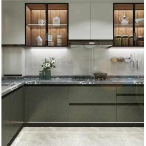 China 18mm Melamine Board Kitchen Cabinet  Modern Kitchen Storage Cabinets on sale