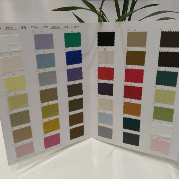 Casual Lightweight Nylon Fabric 172GSM Outdoor Wear Fabric Wrinkle Resistant