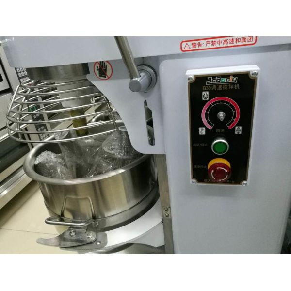 Food Processing Equipments Eggbeater And Dough Mixer Frequency Conversion Speed 30L Max.Kneading 10KG