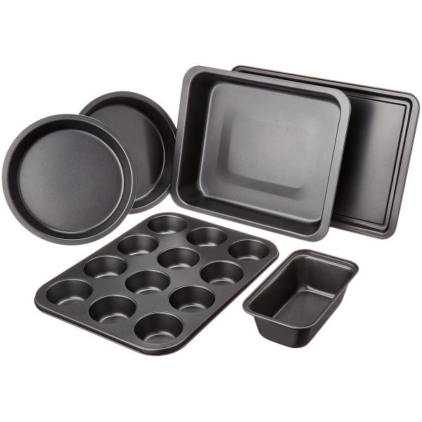 FDA LFGB Certification Nonstick Bakeware Set round square pan muffin pan loaf pan cookie sheet