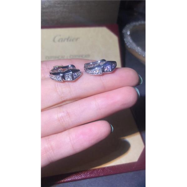 Luxury jewe factory serpenti series earring 18k white gold yellow gold rose gold diamond Earring B Snake Earrings