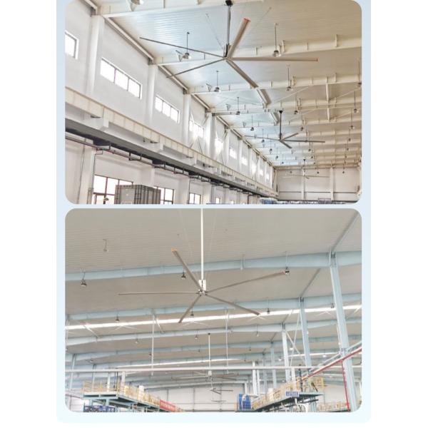 7.3m Gear Reducer Type Industrial Facility Hvls Fans For Traffic Stations