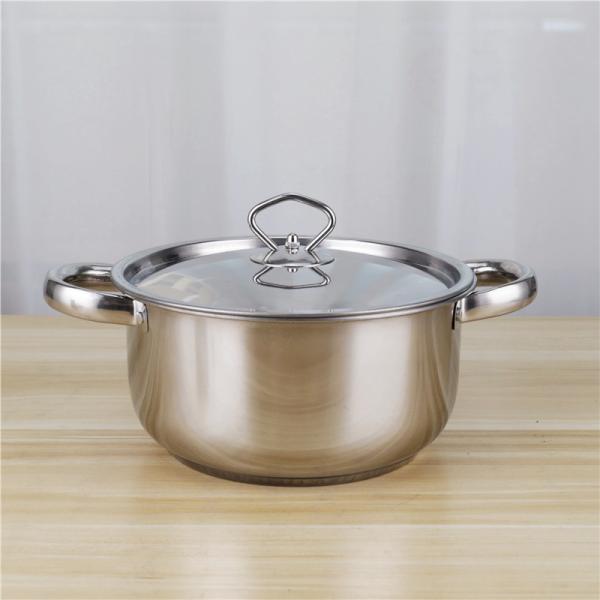 Restaurants 410 Stainless Steel Pot Set 15pcs For Kitchen Cooking