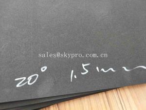 Quality Shockproof Closed Cell Black EVA Foam Sheets 1.5mm Non - Toxic Glossy Surface wholesale