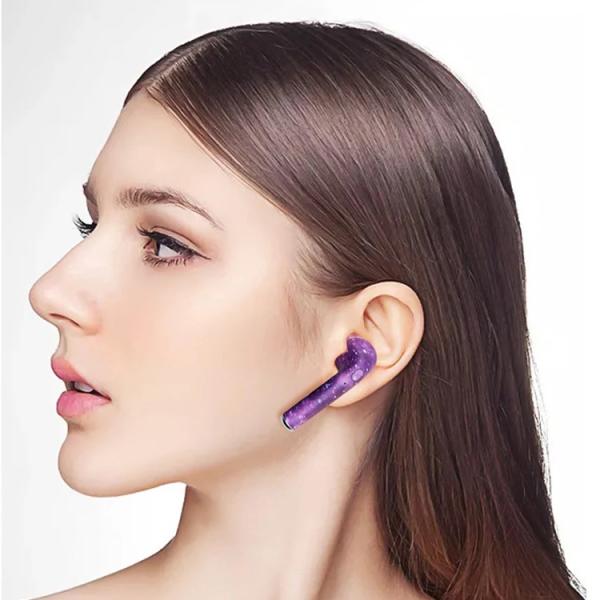 Double Ear Mini Wireless Bluetooth Earphone Headset With Intelligent Charging Box