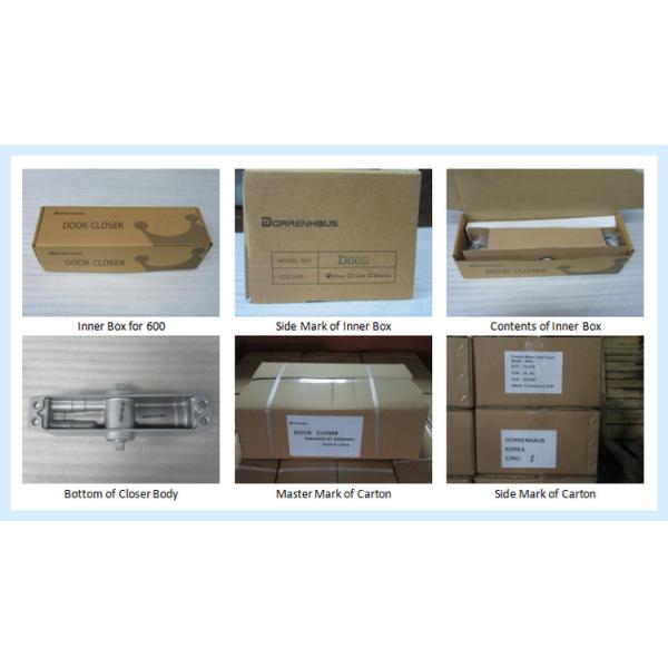 Regular Arm Light Duty Door Closer , 2 Way Opening Auto Door Closer CCC Certified