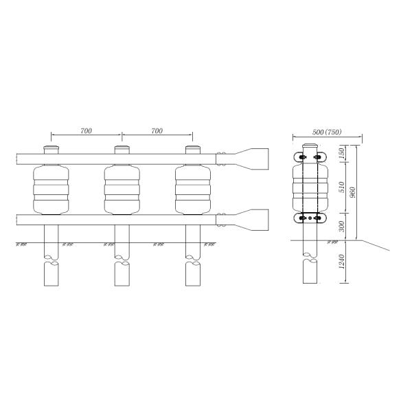 Stainless Steel Hot Dipped Galvanized Road Safety Roller Barrier at Affordable Prices