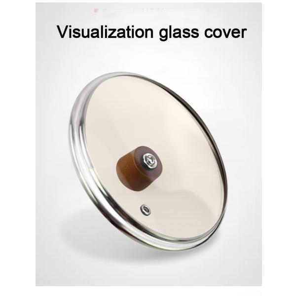 Multifunction Kitchen Cooking Food Pot 18/8 Stainless Steel Rice Pot Food Stock Pot With Glass Lid