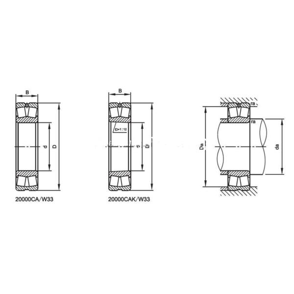 Tower Crane double spherical roller bearing 22210 22212 22213 22214 22215