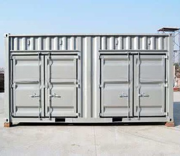 20ft 40ft Dry Cargo Shipping Container Doors with Finished Surface and Necessery Lead Acid Battery