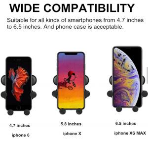 Quality Automatic Locking Car Mount Phone Holder Support 4.7&quot;-6.5&quot; Mobile Phone wholesale