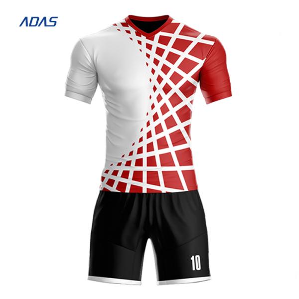 Youth Practice Bulk Football Jerseys Club Team Training Uniform Suit Full Sublimation Printing