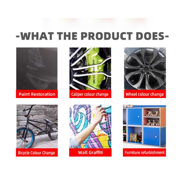 Professional Car Paint Spray 450ml No Electroplating Process With Stable Formula 1