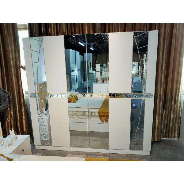 Chic Silver Bedroom Furniture Commercial Hotel Bedroom Furniture OEM ODM