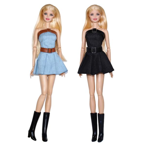 Pink Color Fashionable 11.5 inch pink collection doll dress for Dolls