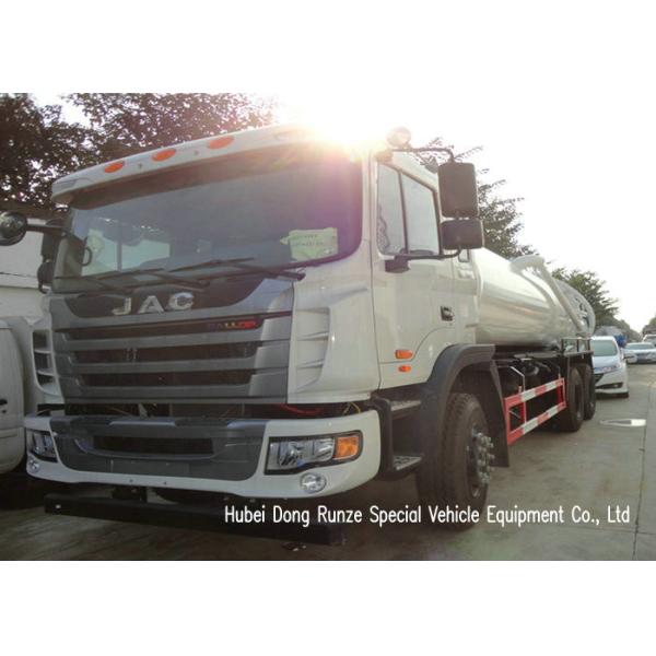 JAC LHD 4x2 10 Wheeler Sewage Suction Tanker Truck With Vacuum Pump 16m3