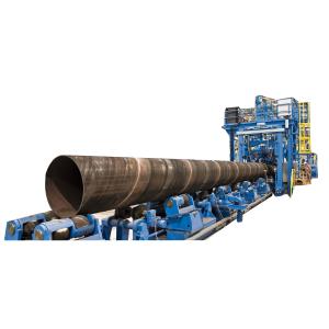 Buy cheap Large Diameter Spiral Welded Pipe Mill Machine PLC Automatic Controlled from wholesalers