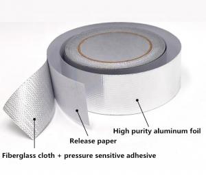 Quality Laminated Aluminum Foil Glass Cloth Tape Self Adhesive Aluminium Foil Tape wholesale