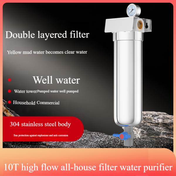 Household Stainless Steel Prefilters Sediment Water Filter 150 Micron