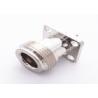 Buy cheap N Type RF Coaxial Connectors Flange Mount Solder Type , Female Jack Plug from wholesalers