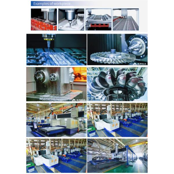 Gantry Machining Center GMC3080 Heavy Duty High Speed Gantry Moving CNC Machine Featuring Fixed Workbench